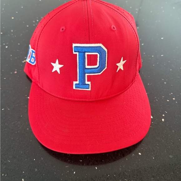 USA Richardson Red Baseball Cap with Blue P Logo - Picture 3 of 5